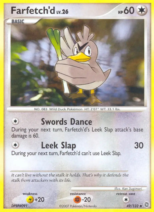 Farfetch’d (49/132) [Diamond & Pearl: Secret Wonders] - Pokemon Single