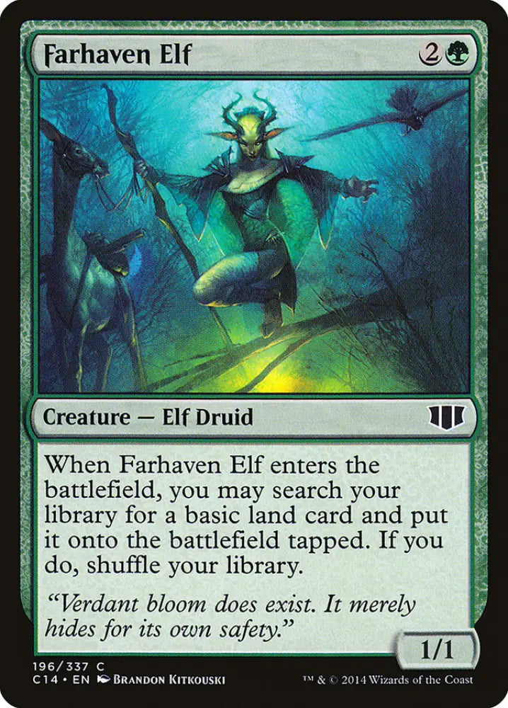 Farhaven Elf [Commander 2014] - MTG Single