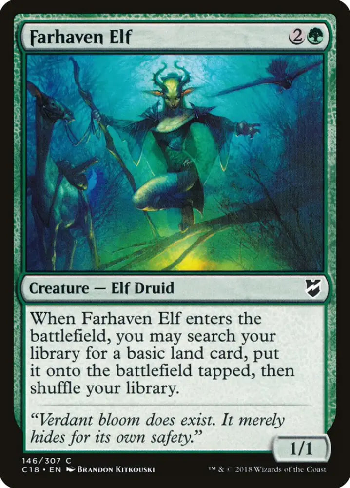 Farhaven Elf [Commander 2018] - MTG Single
