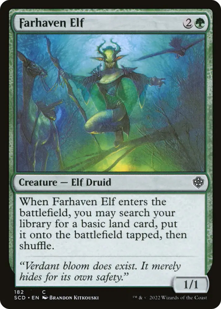 Farhaven Elf [Starter Commander Decks] - MTG Single