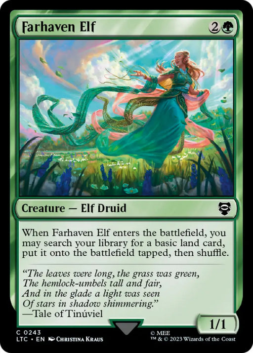 Farhaven Elf [The Lord of the Rings: Tales of Middle-Earth Commander] - MTG Single