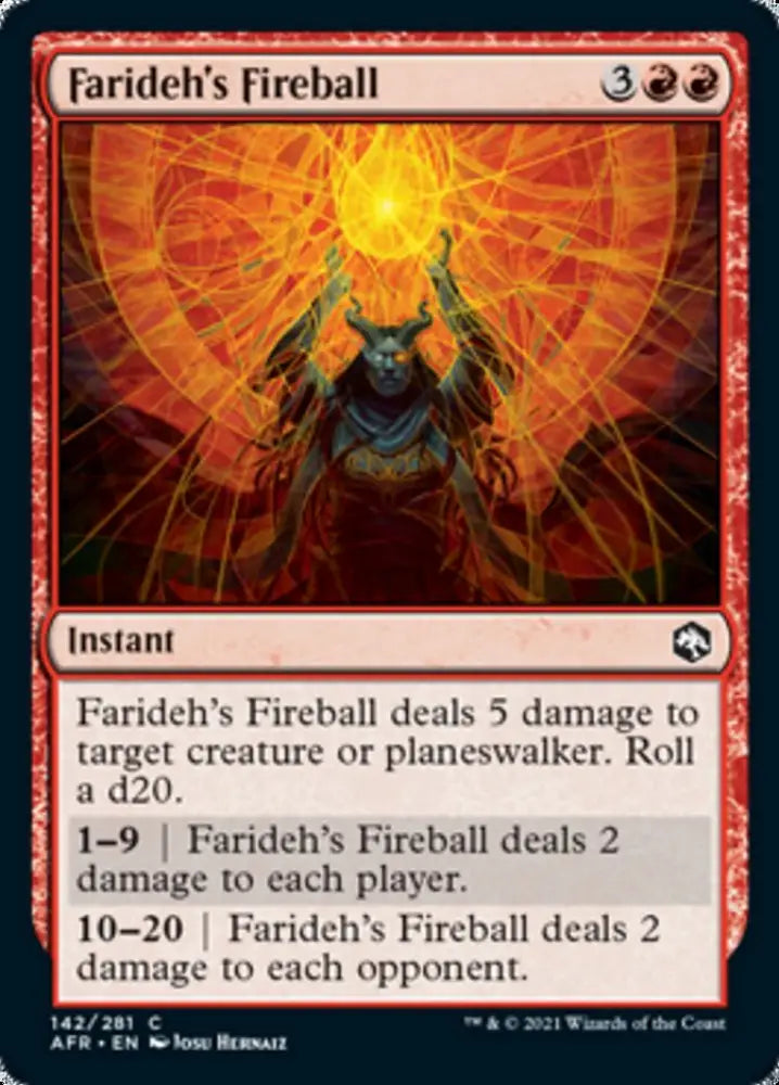 Farideh’s Fireball [Dungeons & Dragons: Adventures in the Forgotten Realms] - MTG Single