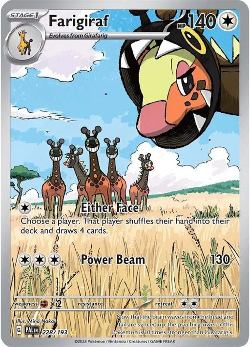 Farigiraf (228/193) [Scarlet & Violet: Paldea Evolved] - Pokemon Single