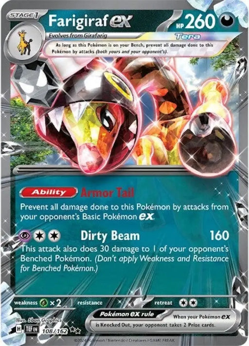 Farigiraf ex (108/162) [Scarlet & Violet: Temporal Forces] - Pokemon Single