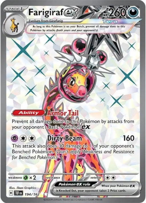Farigiraf ex (194/162) [Scarlet & Violet: Temporal Forces] - Pokemon Single