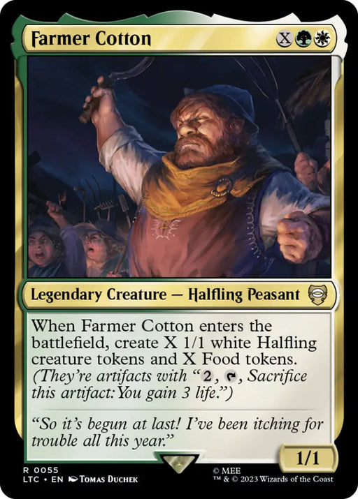 Farmer Cotton [The Lord of the Rings: Tales of Middle-Earth Commander] - MTG Single