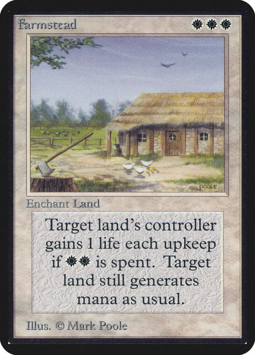 Farmstead [Alpha Edition] - MTG Single
