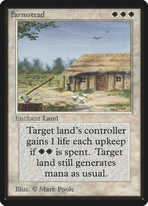 Farmstead [Beta Edition] - MTG Single