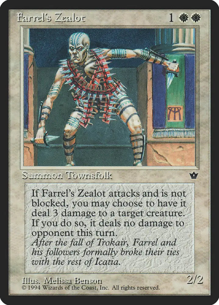 Farrel’s Zealot (Melissa A. Benson) [Fallen Empires] - MTG Single