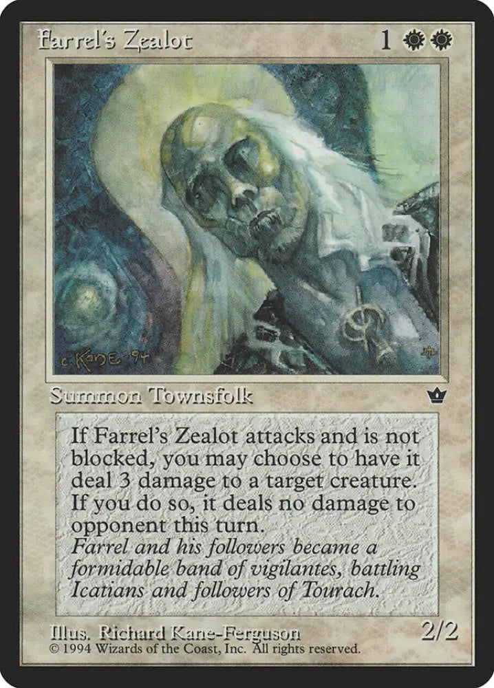 Farrel’s Zealot (Richard Kane Ferguson) [Fallen Empires] - MTG Single