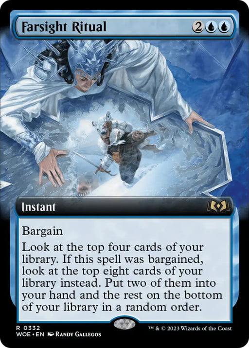 Farsight Ritual (Extended Art) [Wilds of Eldraine] - MTG Single