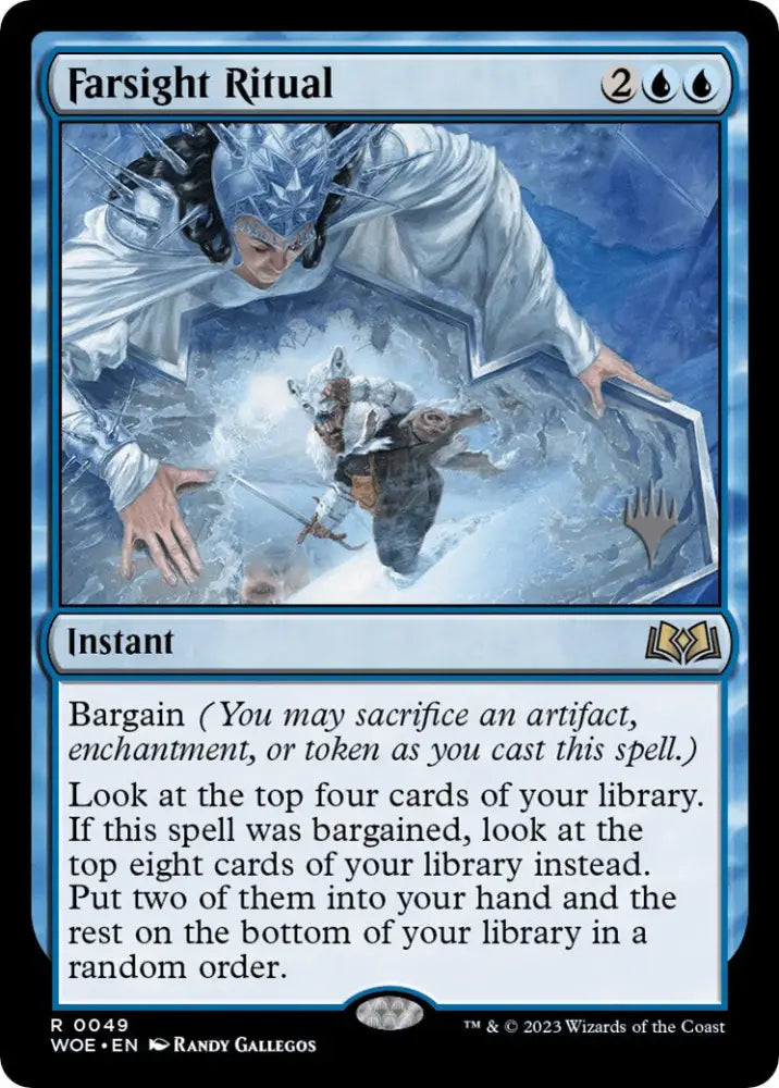 Farsight Ritual (Promo Pack) [Wilds of Eldraine Promos] - MTG Single
