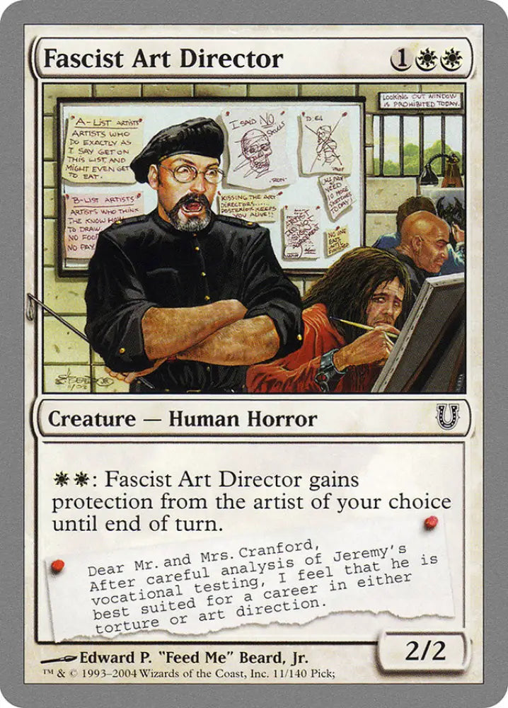 Fascist Art Director [Unhinged] - MTG Single