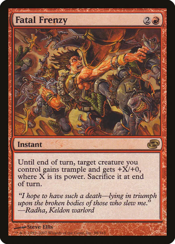 Fatal Frenzy [Planar Chaos] - MTG Single
