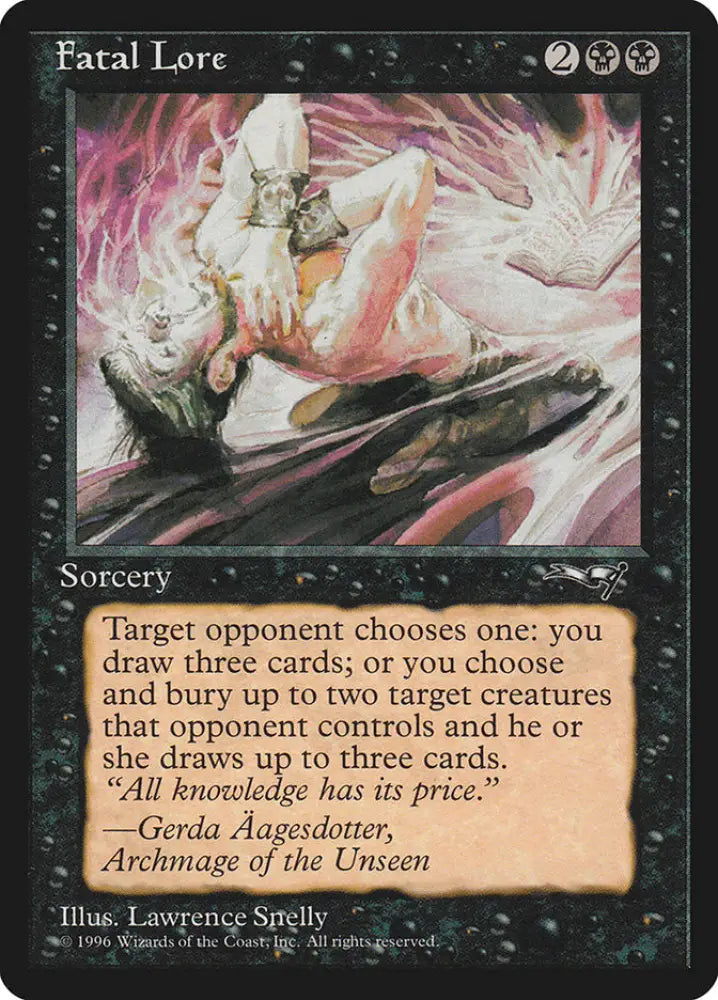 Fatal Lore [Alliances] - MTG Single