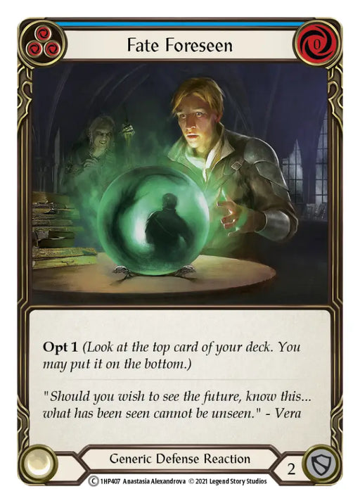 Fate Foreseen (Blue) [1HP407] (History Pack 1) - Flesh And Blood Single