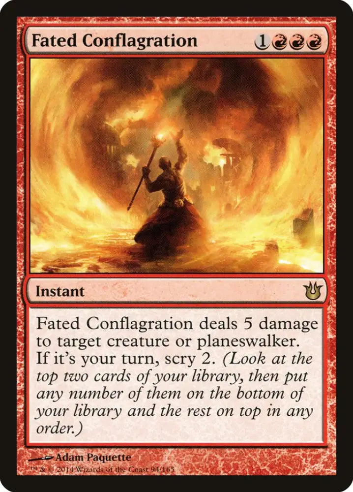 Fated Conflagration [Born of the Gods] - MTG Single