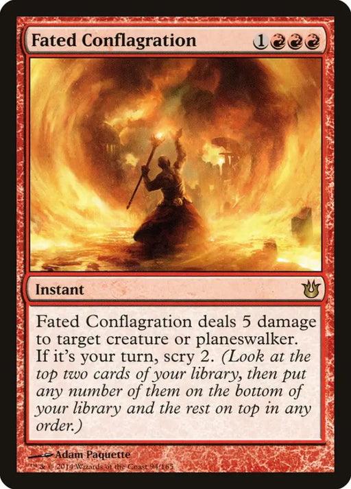 Fated Conflagration [Born of the Gods] - MTG Single