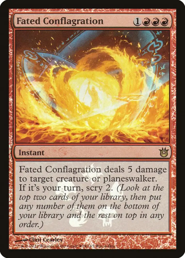 Fated Conflagration (Buy-A-Box) [Born of the Gods Promos] - MTG Single