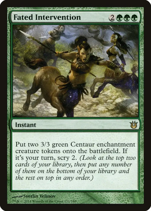 Fated Intervention [Born of the Gods] - MTG Single
