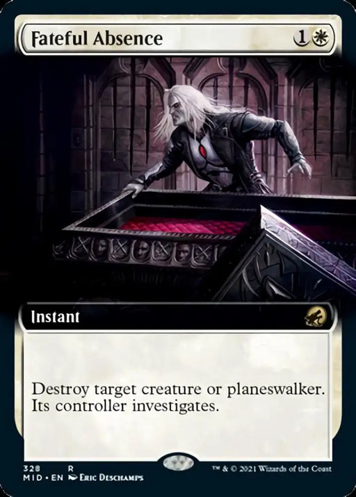 Fateful Absence (Extended Art) [Innistrad: Midnight Hunt] - MTG Single