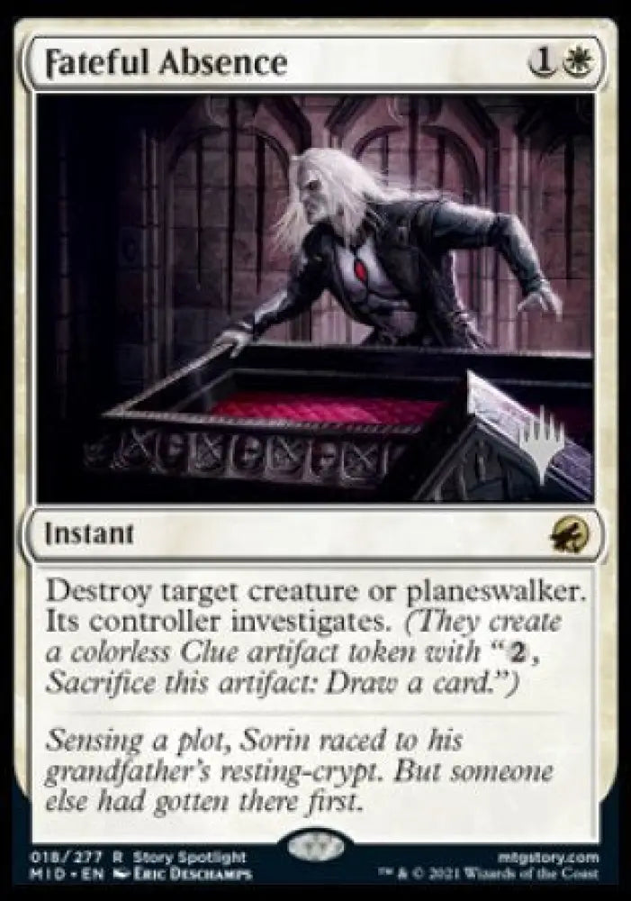 Fateful Absence (Promo Pack) [Innistrad: Midnight Hunt Promos] - MTG Single