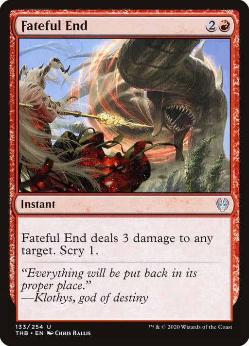 Fateful End [Theros Beyond Death] - MTG Single