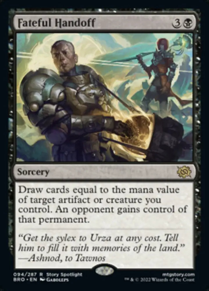 Fateful Handoff [The Brothers’ War] - MTG Single