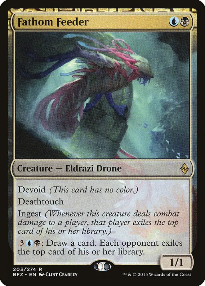 Fathom Feeder [Battle for Zendikar] - MTG Single