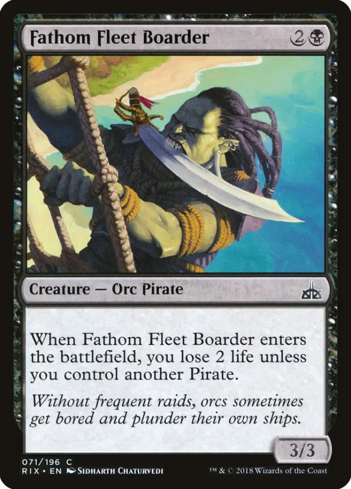 Fathom Fleet Boarder [Rivals of Ixalan] - MTG Single
