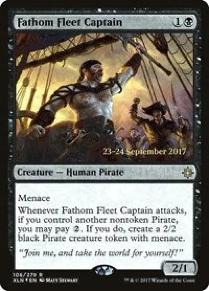 Fathom Fleet Captain (106) [Prerelease Cards]