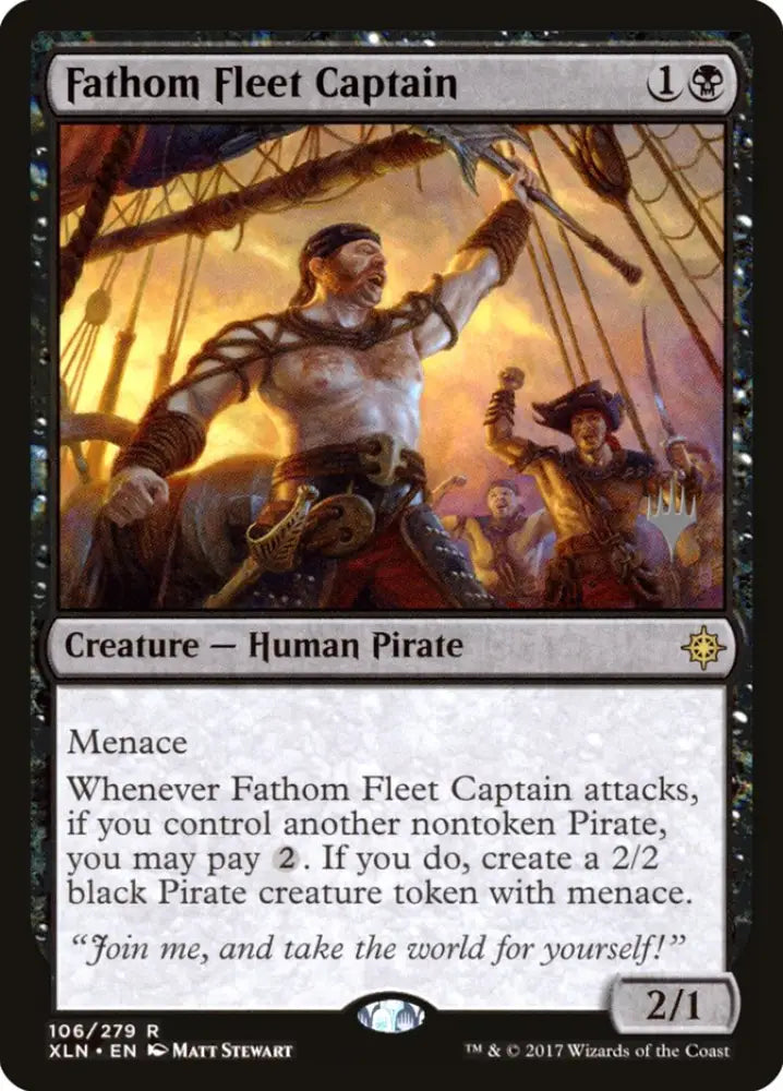 Fathom Fleet Captain (Promo Pack) [Ixalan Promos] - MTG Single