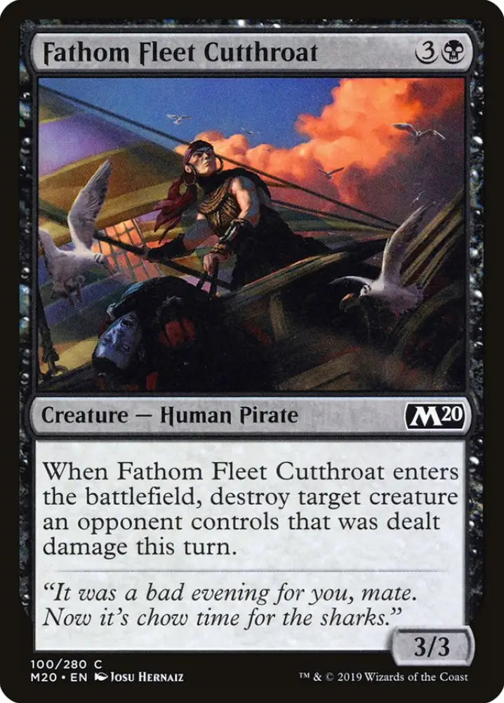 Fathom Fleet Cutthroat [Core Set 2020] - MTG Single