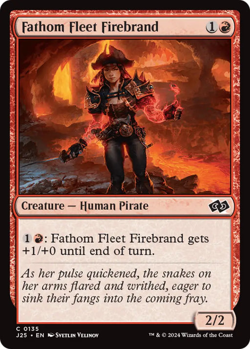 Fathom Fleet Firebrand [Foundations Jumpstart] - MTG Single