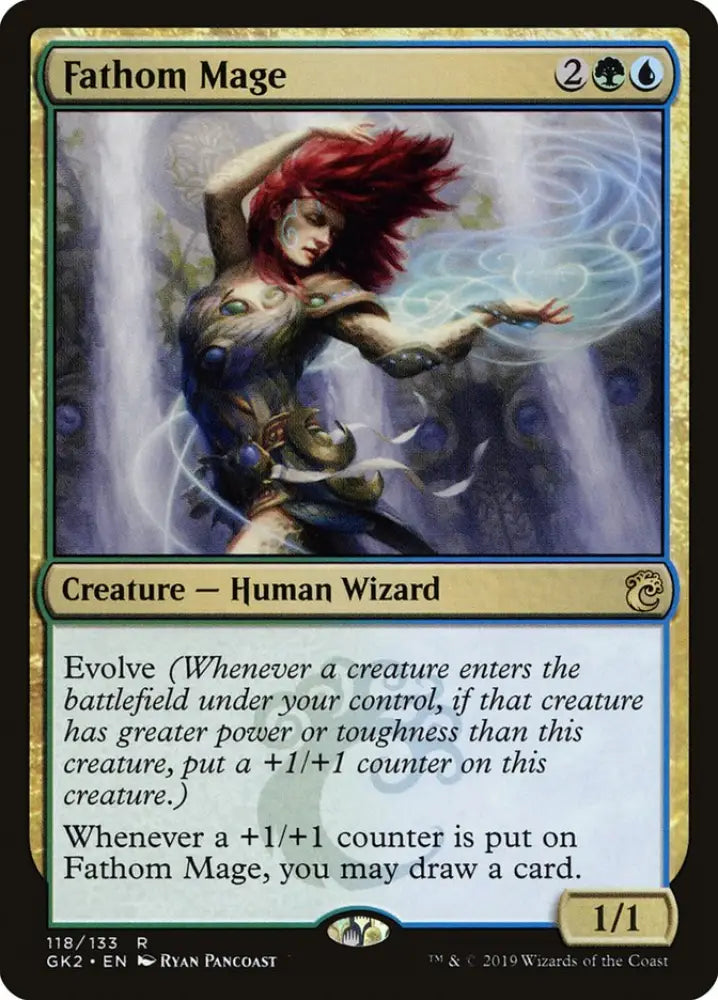 Fathom Mage [Ravnica Allegiance Guild Kit] - MTG Single
