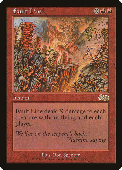 Fault Line [Urza’s Saga] - MTG Single