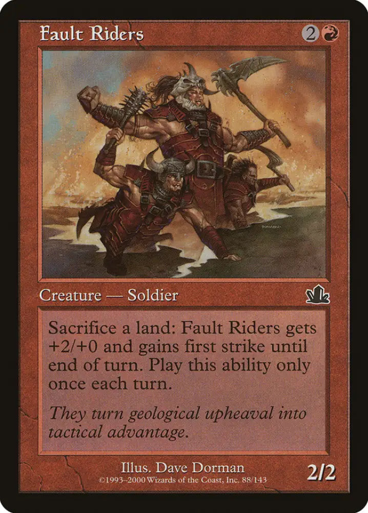 Fault Riders [Prophecy] - MTG Single