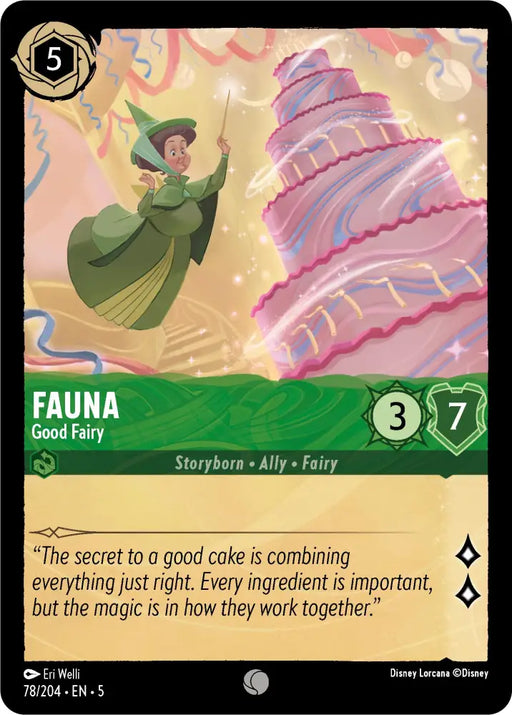 Fauna - Good Fairy (78/204) [Shimmering Skies] - Lorcana Single