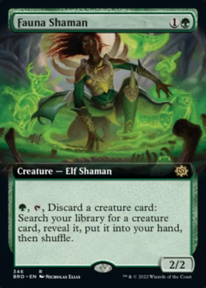 Fauna Shaman (Extended Art) [The Brothers’ War] - MTG Single