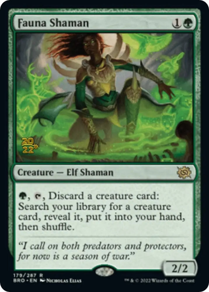 Fauna Shaman [The Brothers’ War Prerelease Promos] - MTG Single