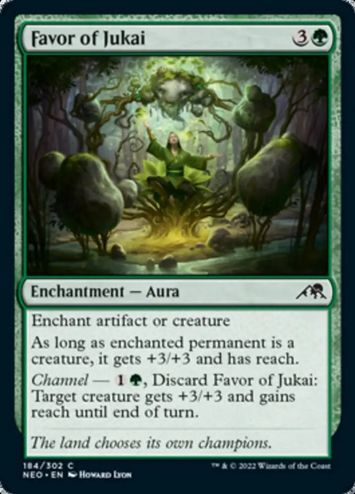 Favor of Jukai [Kamigawa: Neon Dynasty] - MTG Single