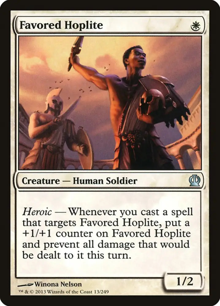 Favored Hoplite [Theros] - MTG Single