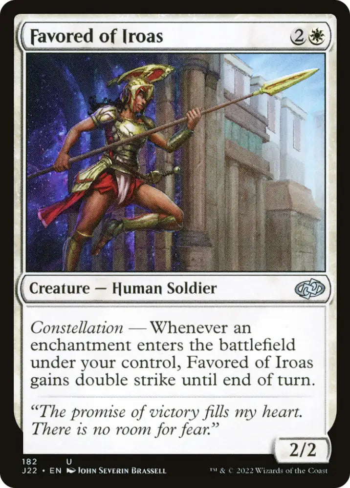 Favored of Iroas [Jumpstart 2022] - MTG Single
