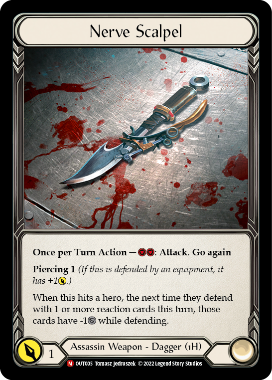 Nerve Scalpel [Outsiders] Rainbow Foil