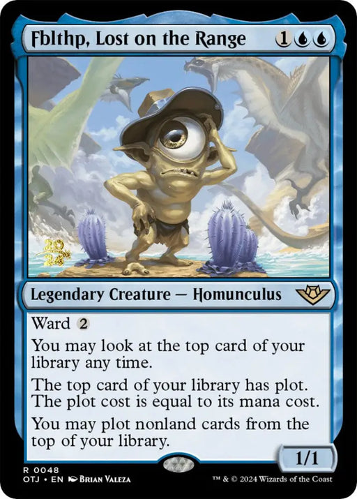 Fblthp Lost on the Range [Outlaws of Thunder Junction Prerelease Promos] - MTG Single