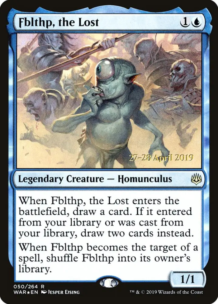 Fblthp the Lost [War of the Spark Prerelease Promos] - MTG Single