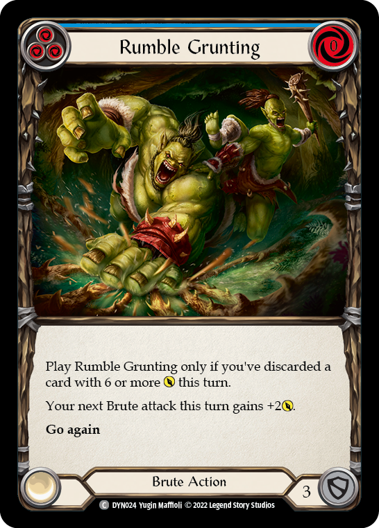 Rumble Grunting (Blue) [Dynasty]