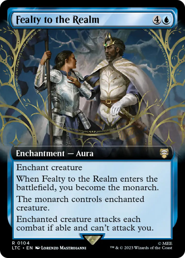 Fealty to the Realm (Extended Art) [The Lord of the Rings: Tales of Middle-Earth Commander] - MTG Single