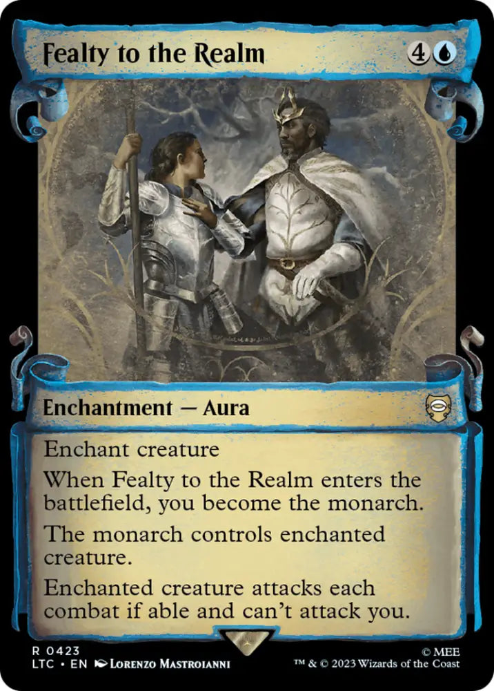 Fealty to the Realm [The Lord of the Rings: Tales of Middle-Earth Commander Showcase Scrolls] - MTG Single