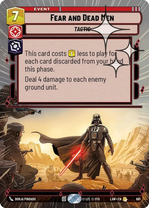 Fear and Dead Men (Hyperspace Foil) (681) [A Lawless Time]